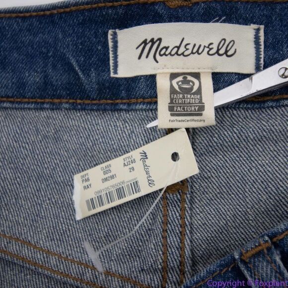 NEW Madewell Perfect Jean Short in Rayburn: Comfort Stretch, 29 - Picture 12 of 15
